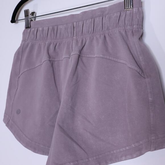 LULULEMON Inner Glow Short 3" Washed Half Moon High Rise Sweatshorts Women's 2 - Picture 8 of 10